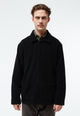 Givn Berlin Wolljacke GBVINCENT aus recyceltem Wollgemisch Jacket Black