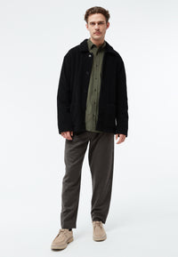 Givn Berlin Wolljacke GBVINCENT aus recyceltem Wollgemisch Jacket Black