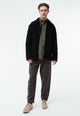 Givn Berlin Wolljacke GBVINCENT aus recyceltem Wollgemisch Jacket Black