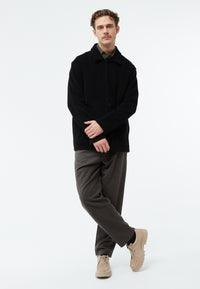 Givn Berlin Wolljacke GBVINCENT aus recyceltem Wollgemisch Jacket Black