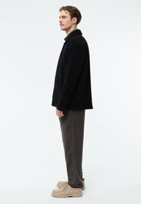 Givn Berlin Wolljacke GBVINCENT aus recyceltem Wollgemisch Jacket Black
