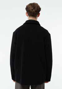Givn Berlin Wolljacke GBVINCENT aus recyceltem Wollgemisch Jacket Black