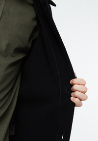Givn Berlin Wolljacke GBVINCENT aus recyceltem Wollgemisch Jacket Black