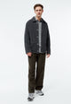 Givn Berlin Wolljacke GBVINCENT aus recyceltem Wollgemisch Jacket Mid Grey