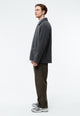 Givn Berlin Wolljacke GBVINCENT aus recyceltem Wollgemisch Jacket Mid Grey