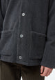Givn Berlin Wolljacke GBVINCENT aus recyceltem Wollgemisch Jacket Mid Grey