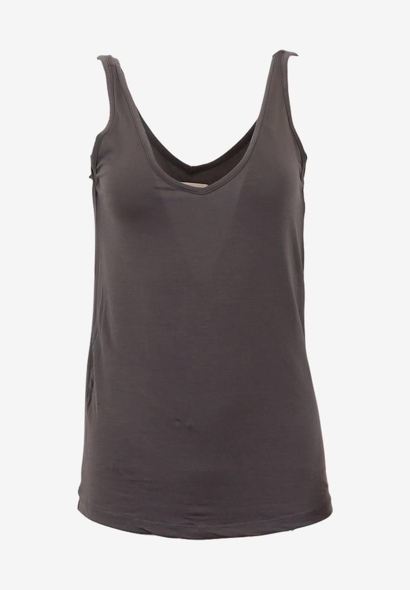 Second Hand Top VICTORIA aus TENCEL™ Lyocell - Shadow Grey (Tencel) - XS