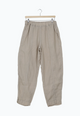 Second hand GBELIN linen trousers with elastic waistband - Beige (Linen) - XL