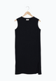 Second hand dress JADE made from recycled cotton - Black - S