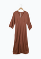 Second Hand Midikleid AMIRA aus LENZING™ ECOVERO™ - Truffle Beige - S - Truffle Beige - S