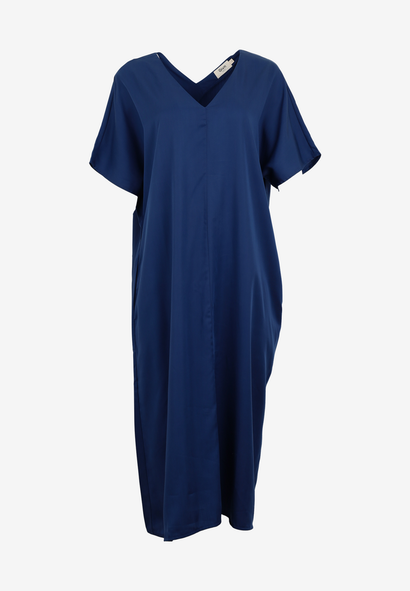 Second Hand Maxikleid ONA aus TENCEL™ REFIBRA™ Lyocell - Ocean Blue (Refibra) - L