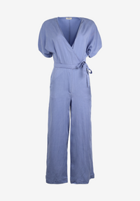 Second Hand Jumpsuit INGA aus TENCEL™ Lyocell - Iris Purple (Tencel) - S