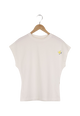 Second Hand T-Shirt GBLAILA (Lemon) slim Fit aus Bio-Baumwolle - White - S