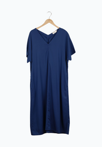 Second Hand Maxikleid ONA aus TENCEL™ REFIBRA™ Lyocell - Ocean Blue (Refibra) - L