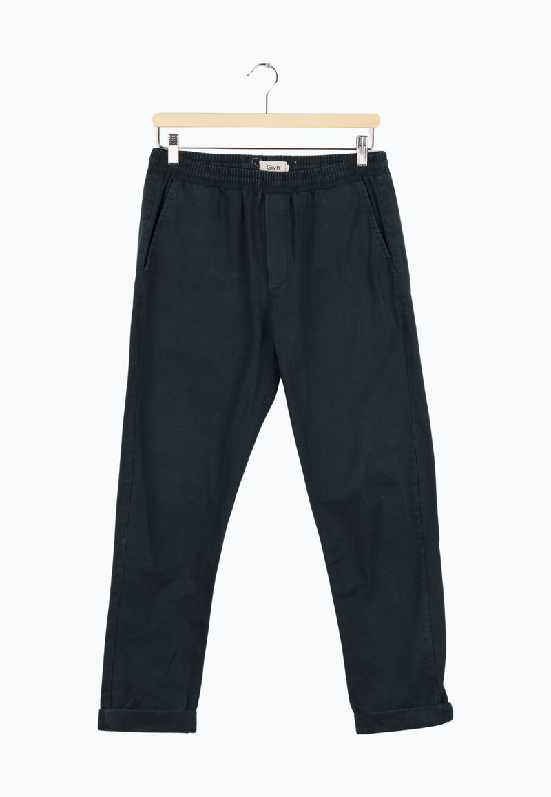 Second Hand Chino-Hose ERIC aus Bio-Baumwolle - Dark Blue - S
