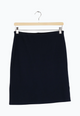 Second Hand Bleistiftrock NANE aus Bio-Baumwolle - Midnight Blue (Structure) - M