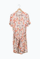 Second Hand Jumpsuit CASSIE aus LENZING™ ECOVERO™ - Lavender / Sage (Flowers) - XL