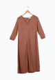Second Hand Midikleid AMIRA aus LENZING™ ECOVERO™ - Truffle Beige - S - Truffle Beige - S