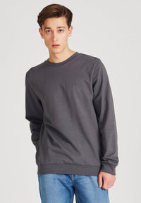 Second Hand Sweatshirt CANTON aus Bio-Baumwolle - Shadow Grey - M