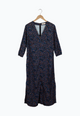Second Hand Midikleid AMIRA aus LENZING™ ECOVERO™ - Moroccan / Lime (Leo) - S - Moroccan / Lime (Leo) - S