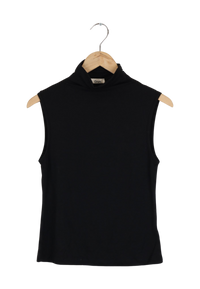 Second Hand Top JANET aus  TENCEL™ Lyocell - Black (Tencel) - S