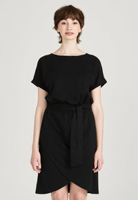 Second Hand Jersey-Kleid YLVA aus Bio-Baumwolle - Black - S