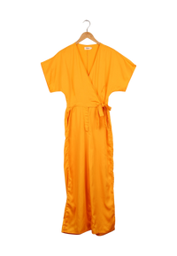 Second Hand Jumpsuit INGA aus TENCEL™ Lyocell - Mango Orange (Tencel) - S
