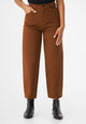 Second hand organic cotton pants AURELIA - Caramel Brown - N/A - S