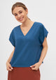 Second hand blouse shirt RUBY made of TENCEL™ REFIBRA™ Lyocell - Ocean Blue (Refibra) - XL
