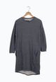 Second Hand Sweatkleid HELEN aus Baumwolle - Blue - XS