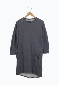 Second hand cotton sweat dress HELEN - Blue - XS