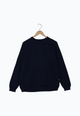 Second hand knitted sweater ERICA made from organic cotton - Blue - M