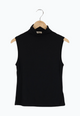 Second Hand Top JANET aus  TENCEL™ Lyocell  - Black (Tencel) - S