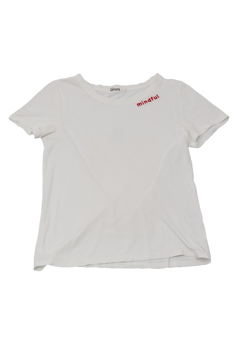 Preloved T-Shirt LENA aus Bio-Baumwolle - White - S
