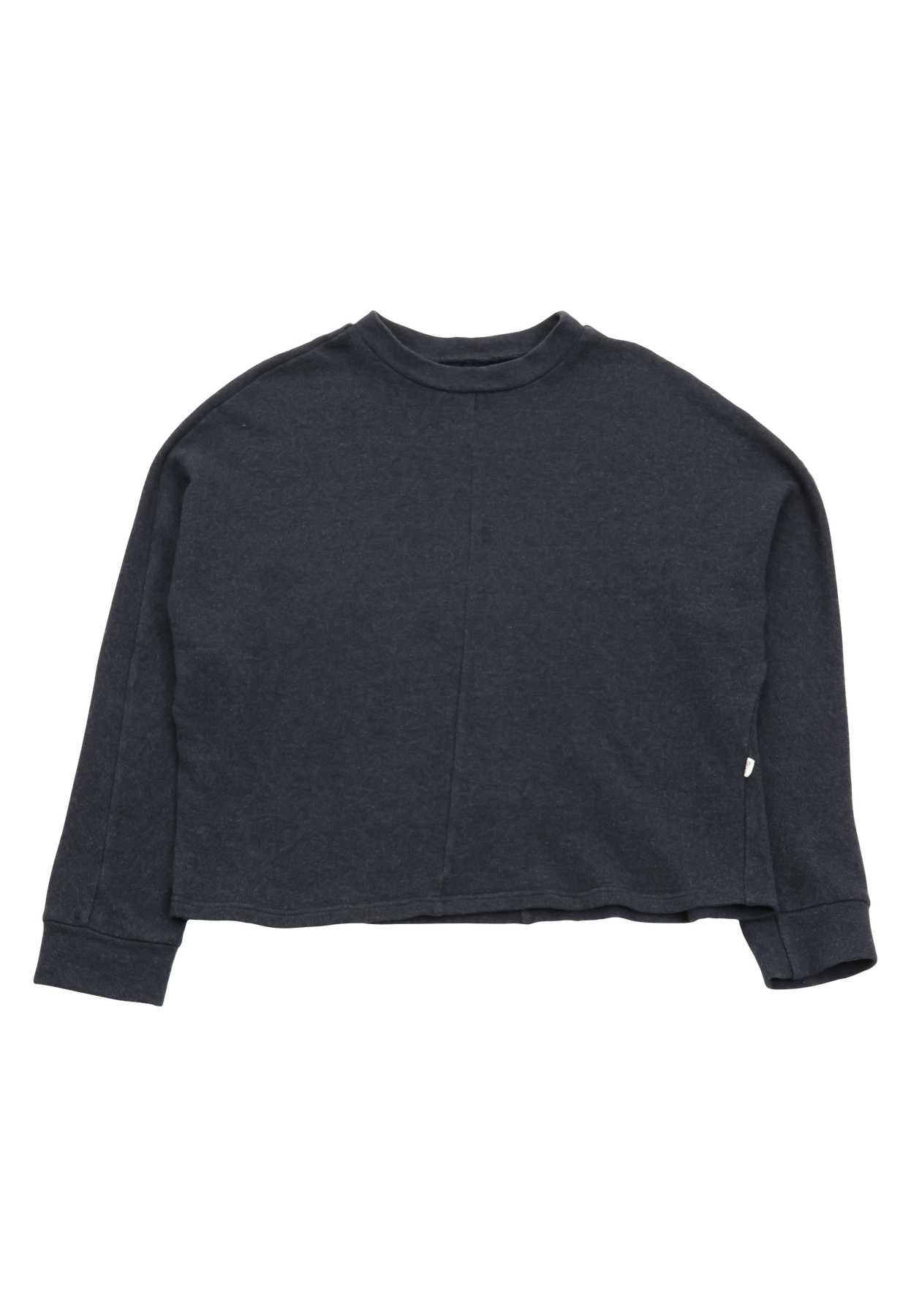 Preloved Sweater WILMA aus recycelter Baumwolle - Dark Grey - L