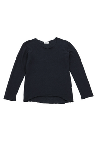 Second Hand Sweater LUCIA aus recycelter Baumwolle - Dark Grey - L