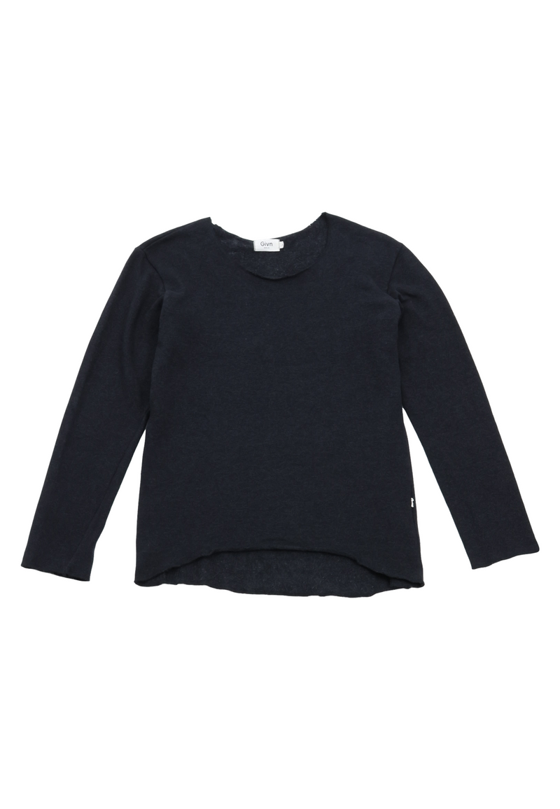 Second Hand Sweater LUCIA aus recycelter Baumwolle - Dark Grey - L