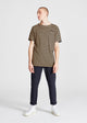 T-Shirt NEW FOUNDLAND aus TENCEL™ Lyocell - Blue / Camel (Stripes)
