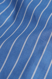 Givn Berlin Kurzarmhemd DYLAN aus Bio-Baumwolle Buttoned Shirt Light Blue / White (Stripes)