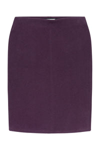 Givn Berlin Bleistiftrock ALISON aus recycelter Baumwolle Skirt Dark Purple
