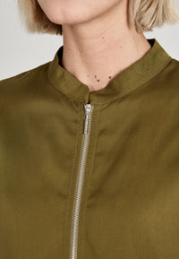 Givn Berlin Blouson DEBBY aus TENCEL™ Lyocell Jacket Olive Oil (Tencel)