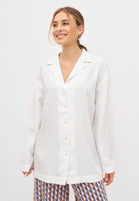 Givn Berlin Bluse FELIA aus TENCEL™ REFIBRA™ Lyocell Blouse White (Refibra)