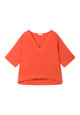 Givn Berlin Blusenshirt HARPER aus Leinen Blouse Sunset Orange (Linen)