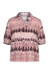Givn Berlin Blusenshirt MELANIE aus LENZING™ ECOVERO™ Blouse Muddy Pink (Tie Dye)