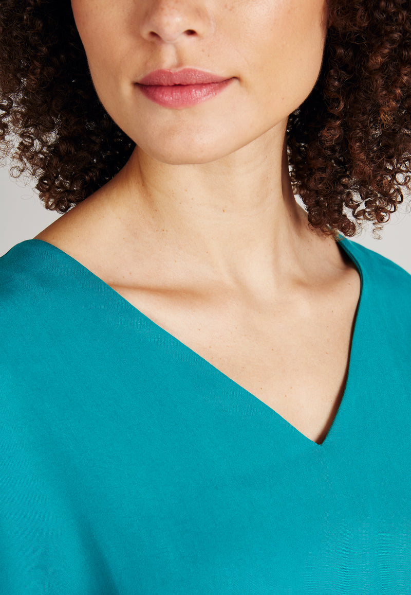 Givn Berlin Blusenshirt RUBY aus TENCEL™ Lyocell Blouse Sea Green (Tencel)