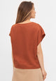 Givn Berlin Blusenshirt RUBY aus TENCEL™ REFIBRA™ Lyocell Blouse Terracotta (Refibra)