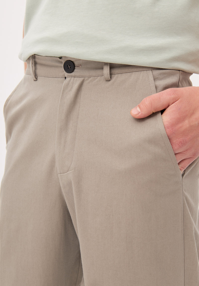 Givn Berlin Chino-Hose JORIS aus Bio-Baumwolle Trousers Muddy Grey
