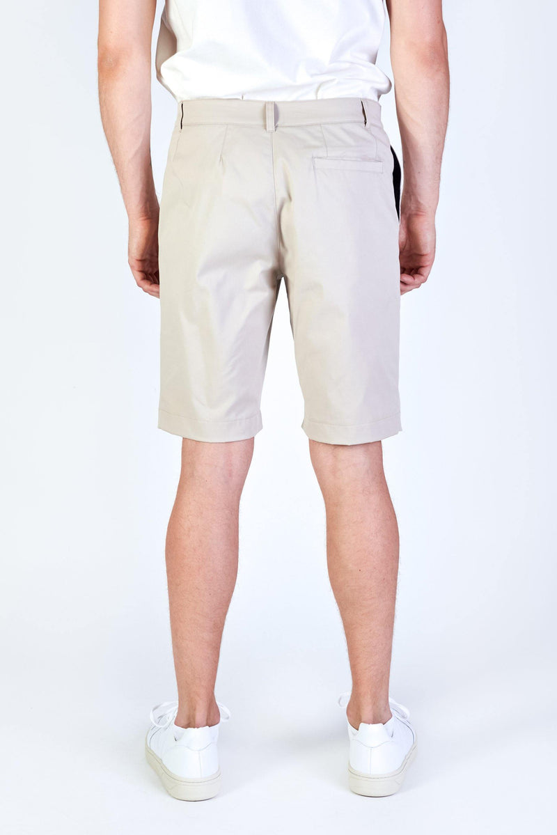 Chino-Shorts LUKAS aus Baumwolle - Light Beige