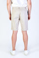 Chino-Shorts LUKAS aus Baumwolle - Light Beige