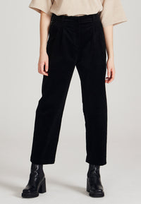 Cordhose MAIKE aus Bio-Baumwolle - Black (Cord)